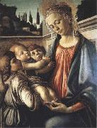 Madonna and Child with two Angels